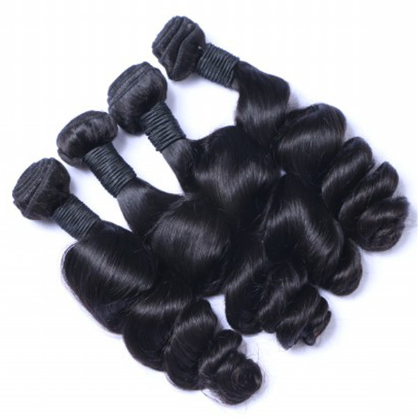 EMEDA malaysian loose curly hair weave bundles in stock QM012